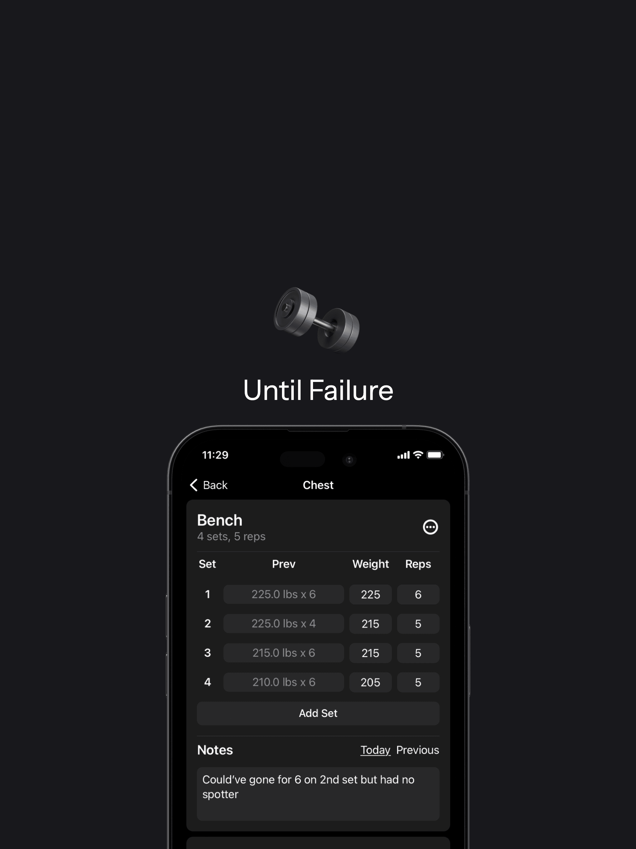 until failure
